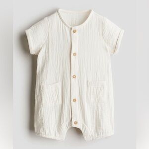 H&M Kids Cotton Muslin Romper